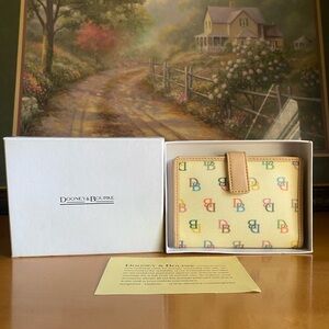 Dooney & Bourke Rare Rainbow Monogram Y2K It Girl Wallet